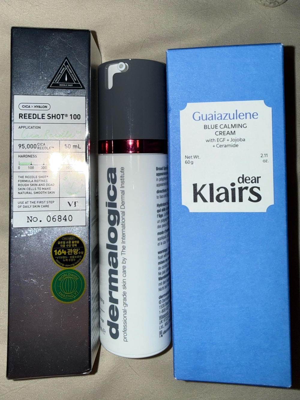 K beauty + Dermalogica skincare bundle